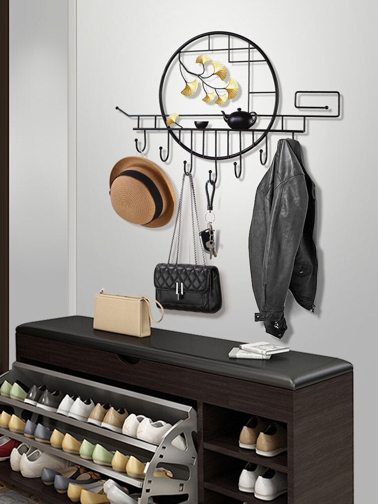 Space-saving coat rack